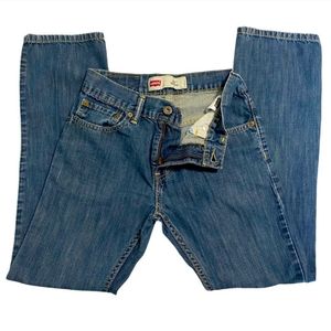 Levi’s 511 Skinny Jeans Distressed Med Wash Girl Size 14 Reg 27x27